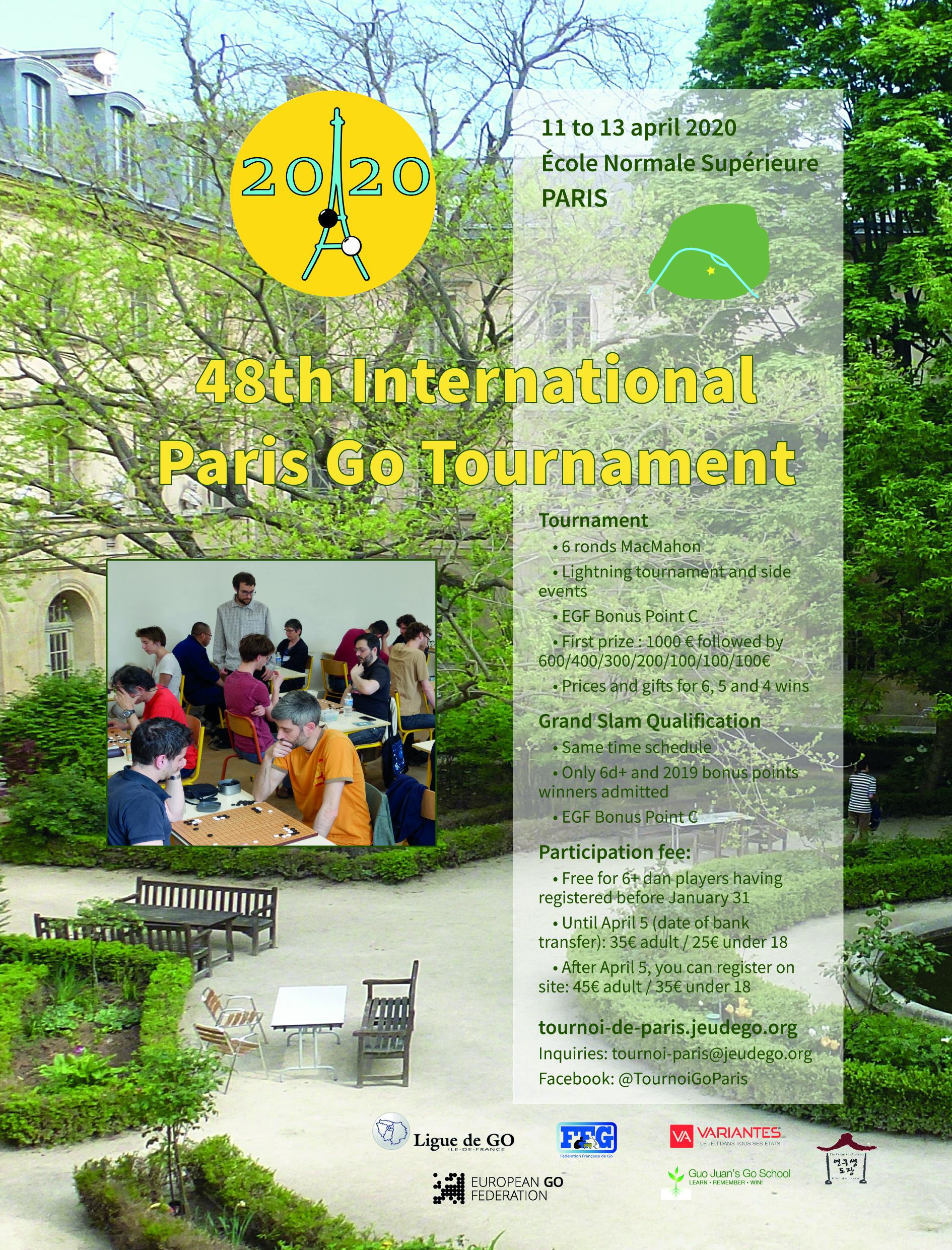 Paris tournament flyer