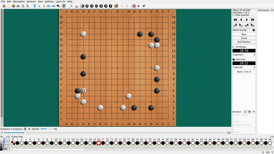 Screenshot from q5Go.