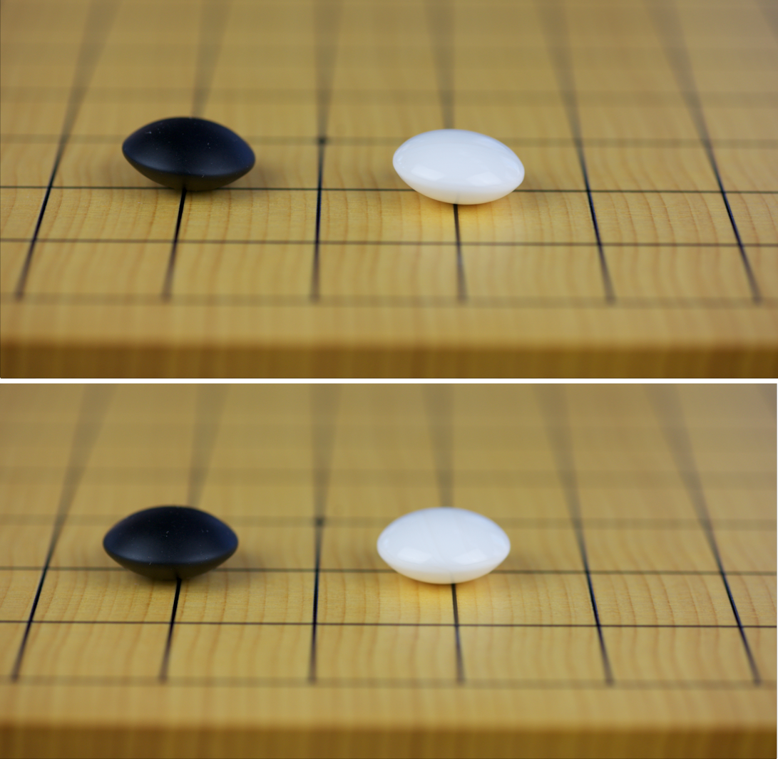 same 2 stones ... different placement