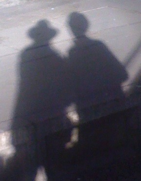 Right: myaunt_mary<br />Left, with hat: me