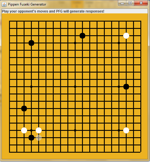 The game in progress!