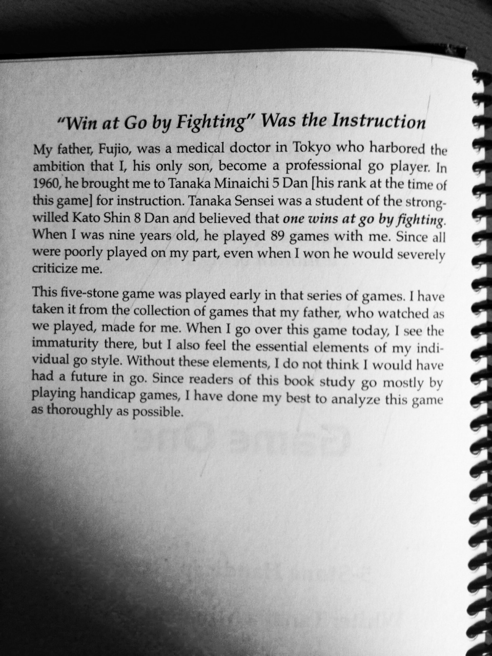 From the book "imagination of a go master" by Takemia Masaki