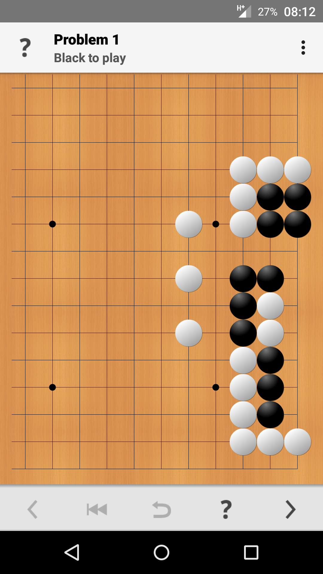 Black to play and live